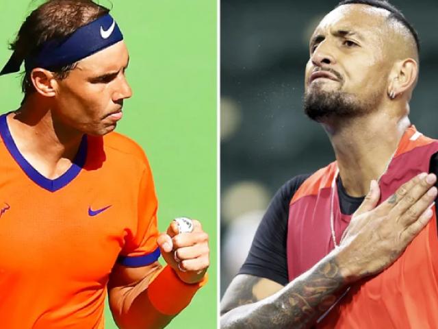 Nadal đối đầu thách thức lớn Kyrgios, khán giả háo hức chờ đại chiến