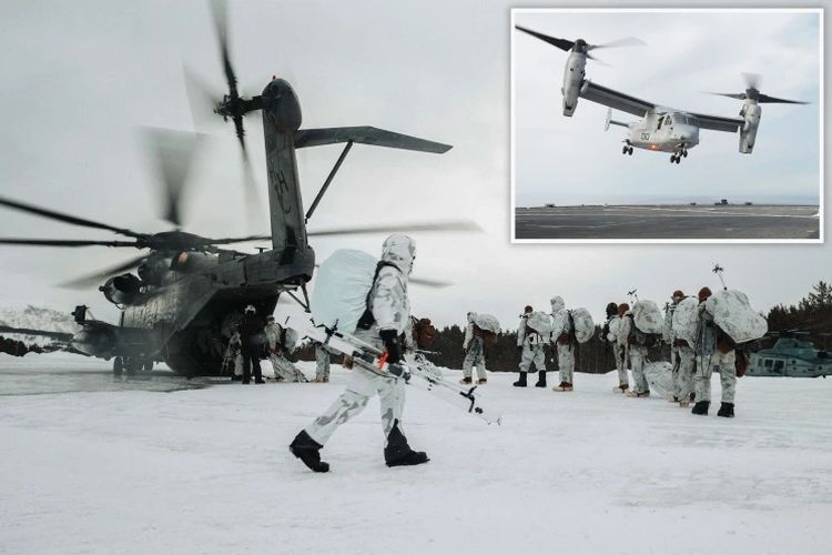 Na Uy tuyên bố toàn bộ binh sĩ Mỹ trên chiếc V-22 Osprey gặp nạn hôm 18.3 đều tử vong (ảnh: CNN)