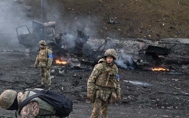 Binh sĩ quân đội Ukraine.