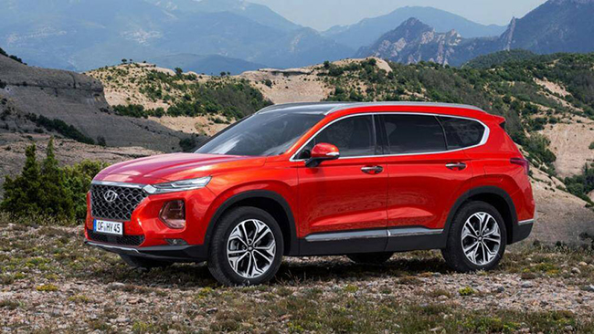 4. Hyundai Santa Fe 2019
