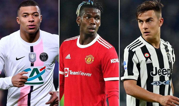 Mbappe, Pogba và Dybala đang chờ ngày chia tay đội bóng chủ quản