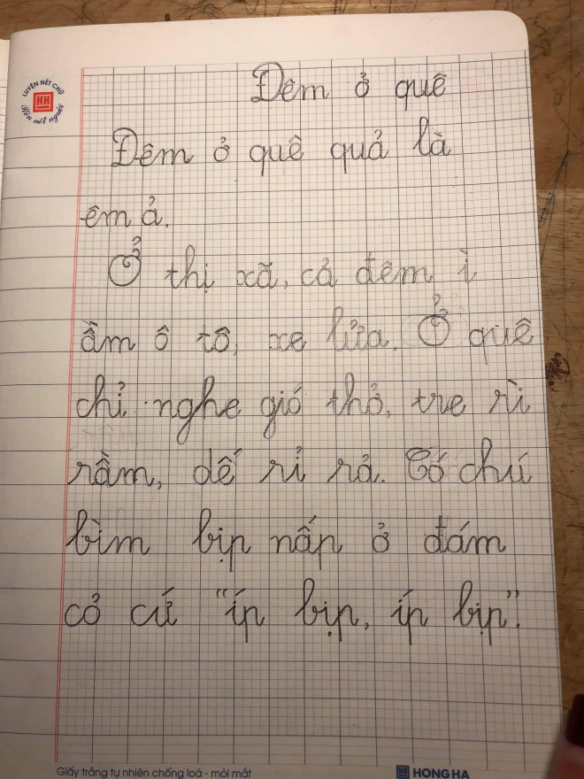 Bài văn miêu tả của học sinh lớp 1 khiến phụ huynh sang chấn tâm lý - 1