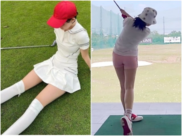 Hiền Hồ sang chảnh đi chơi golf, Quỳnh Nga, Trâm Anh lại gây tranh cãi