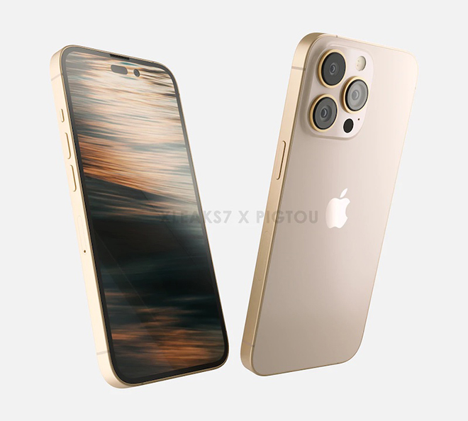 Ảnh concept iPhone 14 Pro.