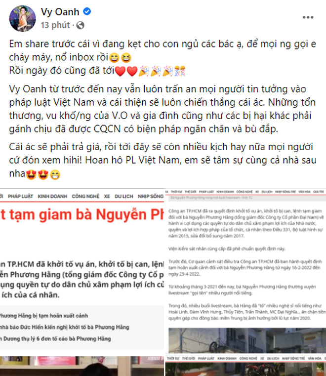 Giọng ca "Đồng xanh" đăng status thông báo tin vui