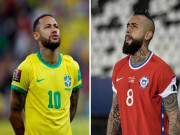 Bóng đá - Trực tiếp bóng đá Brazil - Chile: Đội khách với nhiệm vụ phải thắng (Vòng loại World Cup)