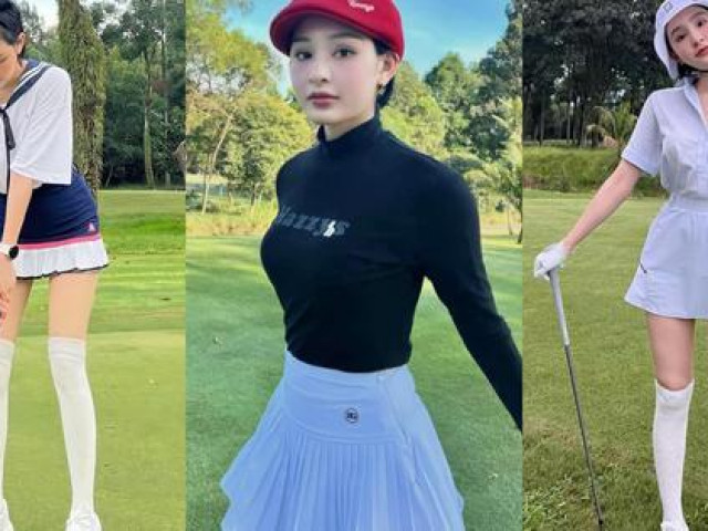 Thời trang đánh golf không trùng lặp của Hiền Hồ