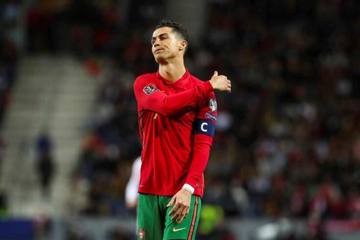 Ronaldo không thể góp vui vào chiến thắng của Bồ Đào Nha