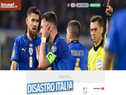 Bóng đá - Italia bị loại sốc khỏi World Cup: Báo chí Ý &quot;không thể tin nổi&quot; thảm họa