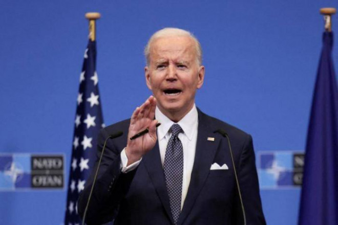 Tổng thống Mỹ Joe Biden tại Hội nghị thượng đỉnh NATO tại Brussels (Bỉ) ngày 24/3. Ảnh - Reuters