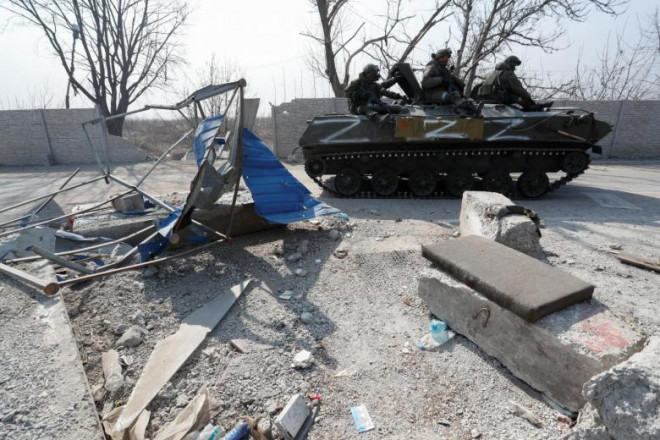 Bộ Quốc phòng Nga cho biết giai đoạn đầu của chiến dịch quân sự ở Ukraine gần như đã hoàn tất. Ảnh: Reuters