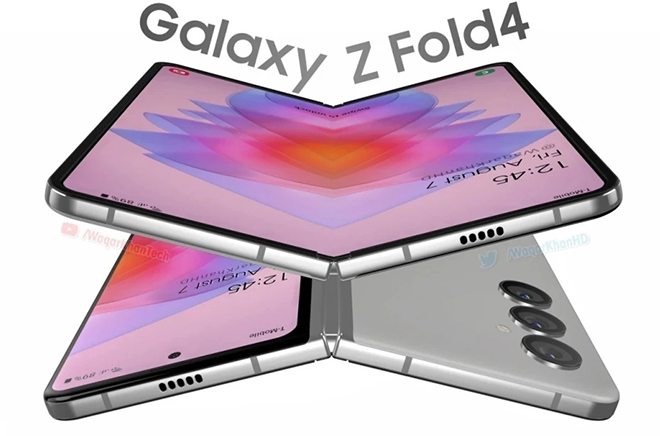 Ảnh concept Galaxy Z Fold 4.