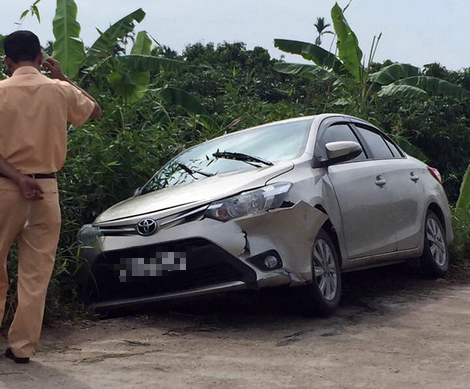 Chiếc xe ô tô của nạn nhân (ảnh tư liệu)