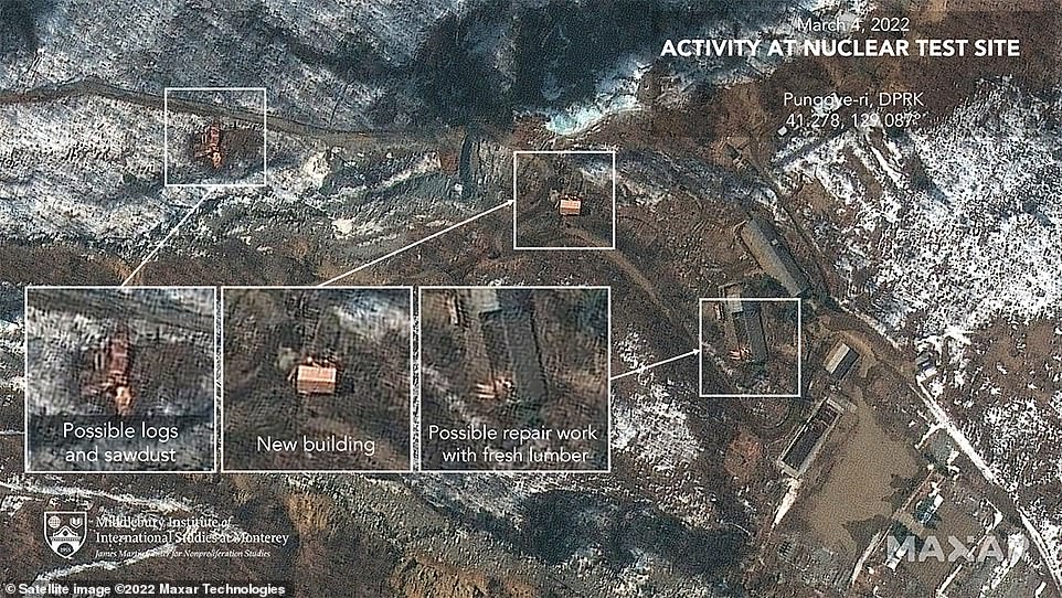 Triều Tiên đang có dấu hiệu khôi phục lối vào bãi thử hạt nhân ngầm dưới lòng đất.