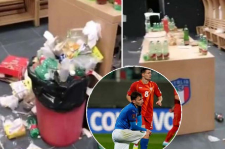 ĐT Italia xả rác bừa bãi gây phẫn nộ, lên án thể thức play-off vòng loại World Cup