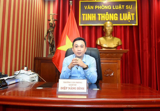 Luật sư Diệp Năng Bình - Trưởng VP luật sư Tinh thông luật