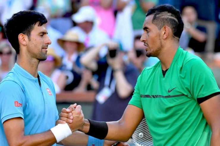 Nếu nhận lời chơi Serbia Open 2022, Kyrgios (phải) sẽ được Nole và gia đình cũng như khán giả tại đây tiếp đón nồng hậu