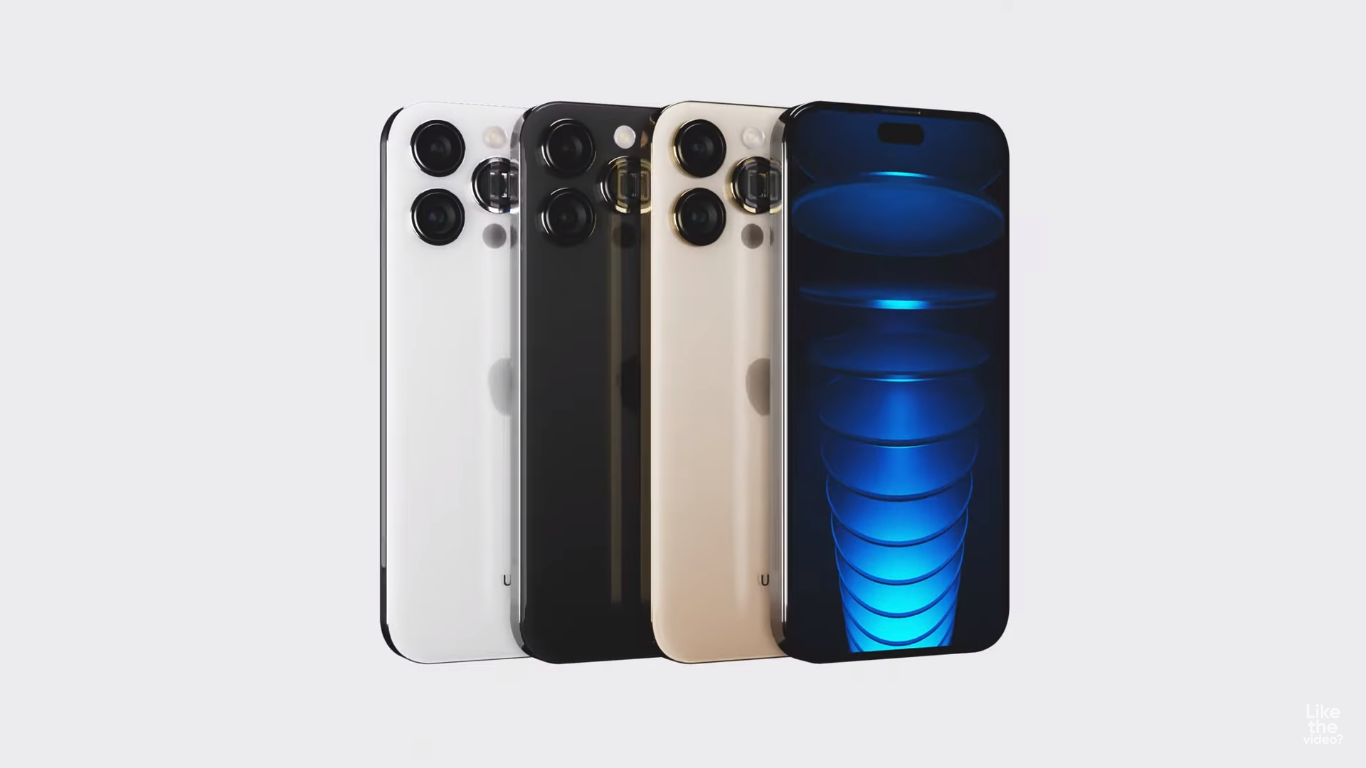 Ảnh concept&nbsp;iPhone 15 Ultra với 3 tuỳ chọn màu.
