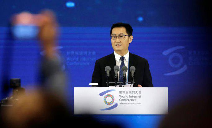 Ông Mã Hóa Đằng, chủ tịch Tencent Ảnh: REUTERS