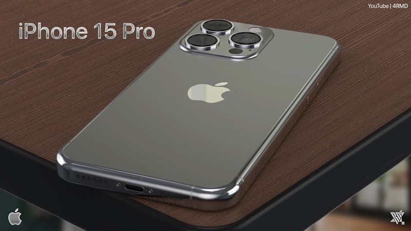 Ảnh concept iPhone 15 Pro.