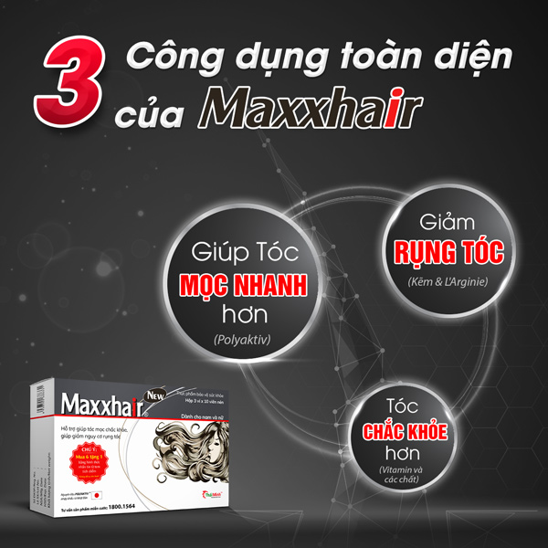 Công thức 3 trong 1 toàn diện của Maxxhair