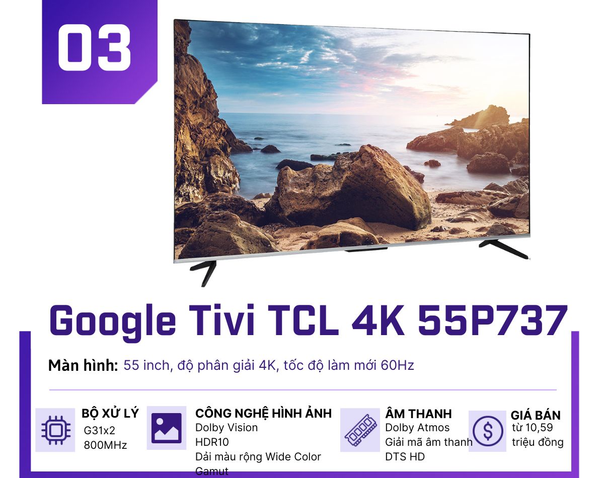 Gợi ý 4 Smart TV 55 inch giá 12 triệu chơi tết "thả ga" - 3