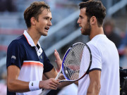 Thể thao - Video tennis Medvedev - Khachanov: &quot;Nội chiến&quot; căng thẳng, 4 break đỉnh cao (Adelaide Cup)