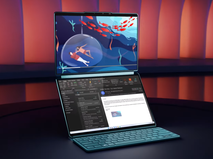 Lenovo giới thiệu laptop 2 màn hình OLED độc đáo, giá hơn 2.000 USD - 1