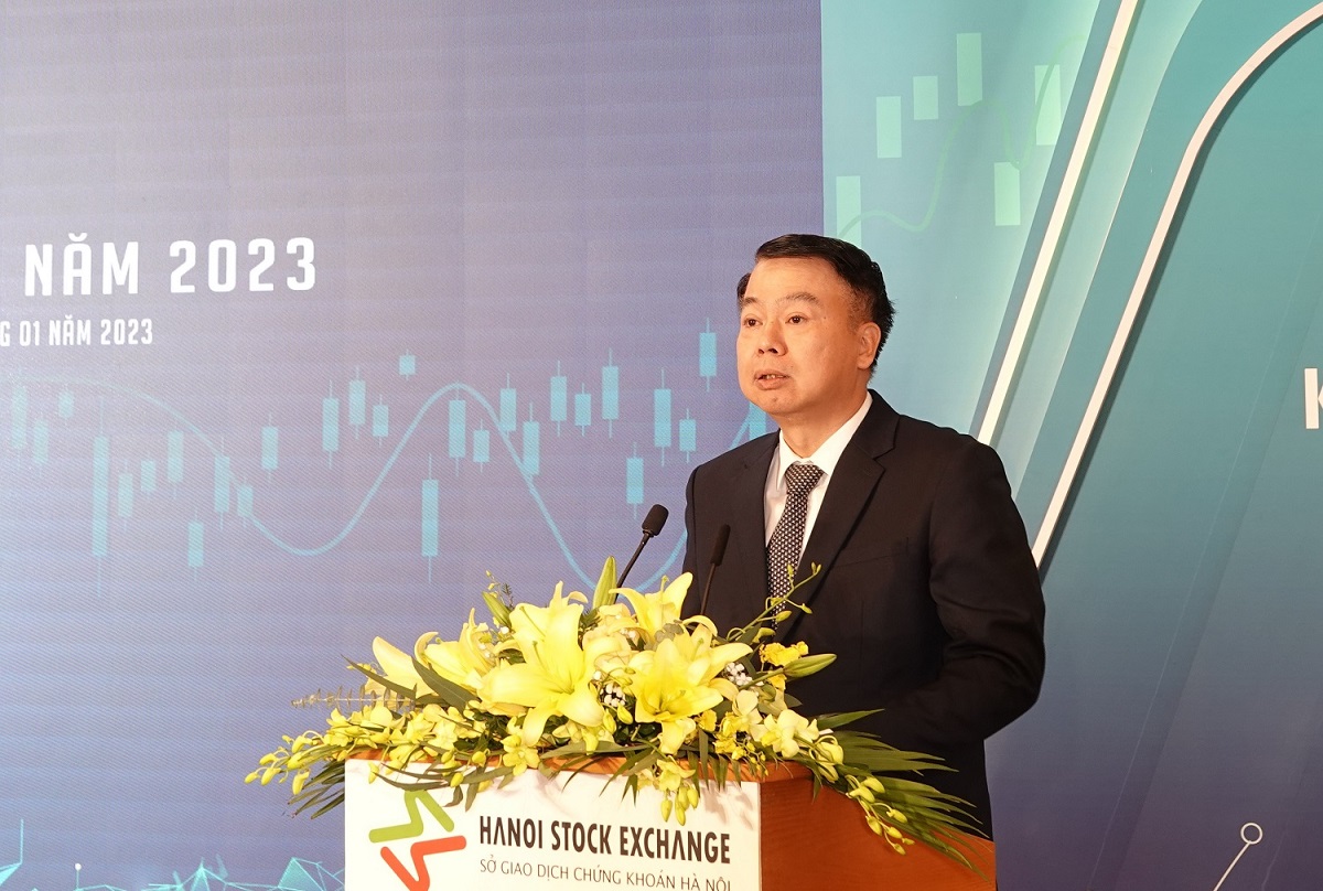 Thứ trưởng Bộ Tài chính Nguyễn Đức Chi tin tưởng thị trường chứng khoán Việt Nam sẽ có một năm 2023 trở lại mạnh mẽ và phát triển cả về quy mô và chất lượng - Ảnh VGP