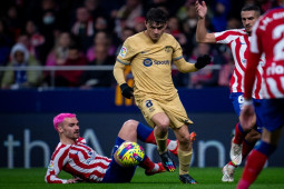 Video bóng đá Atletico Madrid - Barcelona: Khoảnh khắc xuất thần & 2 thẻ đỏ (La Liga)