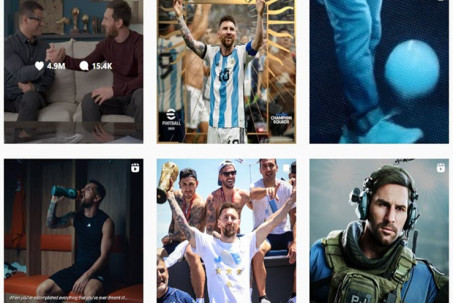 Messi kiếm tiền “khủng” trên Instagram sau World Cup 2022