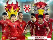 Bóng đá - Trực tiếp bóng đá Việt Nam - Indonesia: Lịch sử ủng hộ đội nào? (AFF Cup)