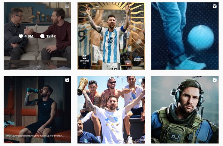 Messi kiếm tiền “khủng” trên Instagram sau World Cup 2022 - 2