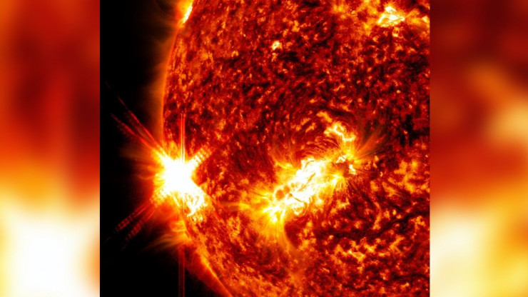 Vụ bùng nổ của quả "bom lửa" siêu hạng ngày 9-1 - Ảnh: SDO/NASA