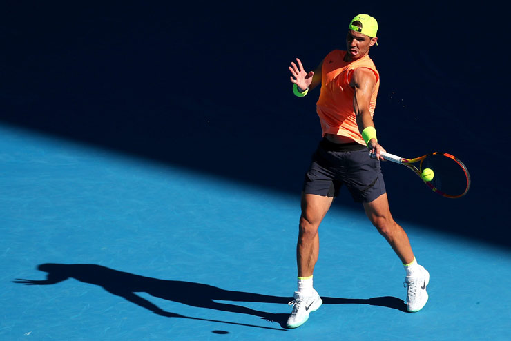 Rafael Nadal tích cực luyện tập ở Melbourne chuẩn bị cho chiến dịch bảo vệ ngôi vương Australian Open