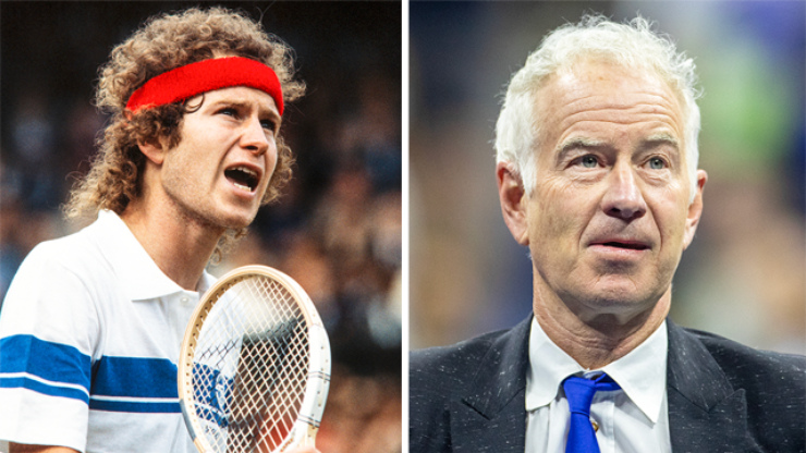 6. John McEnroe (Mỹ, giải nghệ) giành 77 danh hiệu ATP