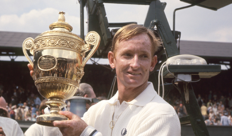 7. Rod Laver (Úc, giải nghệ) 72 danh hiệu ATP