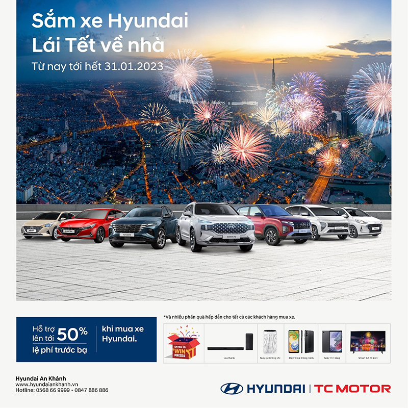 Hyundai An Khánh tri ân đặc biệt khách hàng mua xe mới trong Tháng 01.2023 - 1
