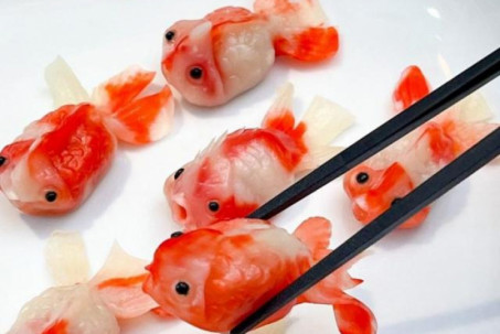 Những miếng dimsum khiến người ăn không phân biệt nổi cá thật hay giả