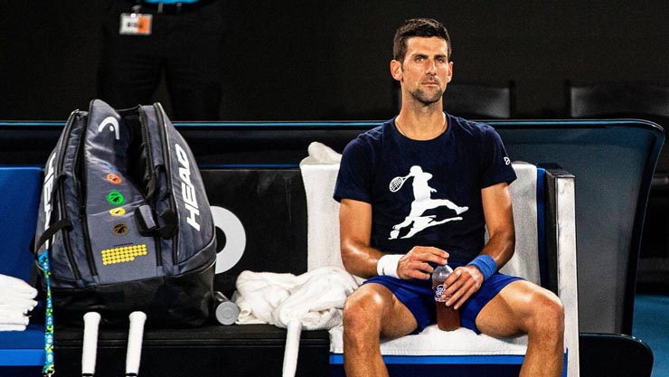 Thể trạng của Djokovic không tốt