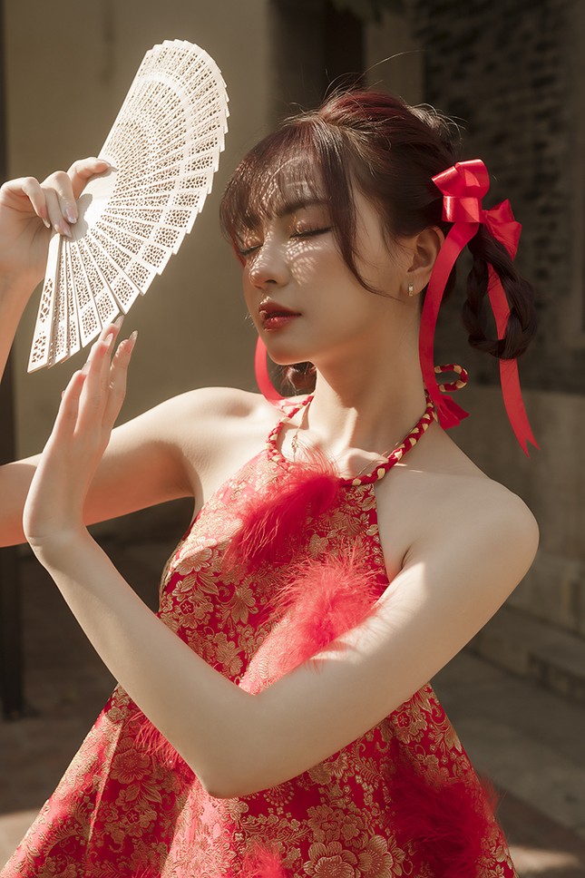 Nữ sinh Sư phạm yêu kiều trong bộ ảnh đón Xuân - 2