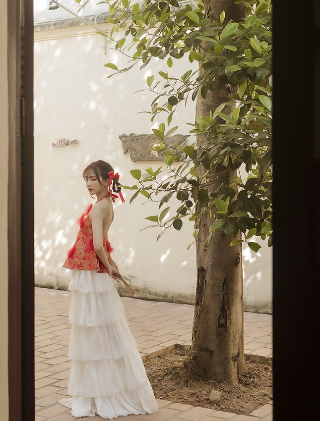 Nữ sinh Sư phạm yêu kiều trong bộ ảnh đón Xuân - 10