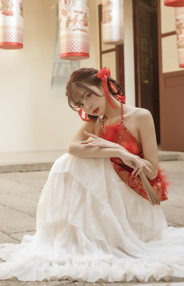 Nữ sinh Sư phạm yêu kiều trong bộ ảnh đón Xuân - 7