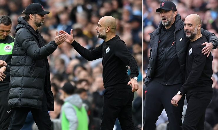 Vị thế của hai HLV Klopp và Pep Guardiola đang bị đe dọa