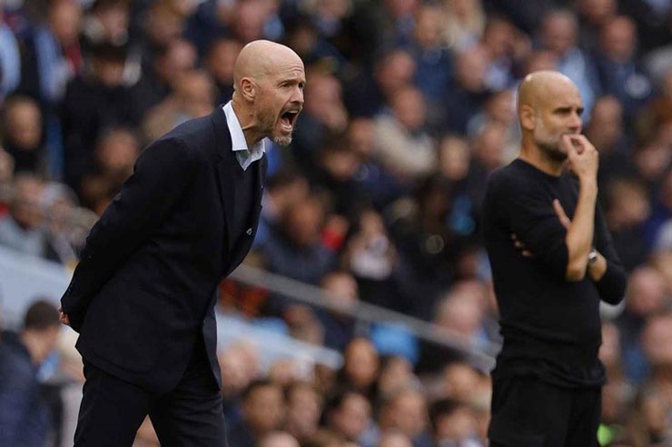 HLV Ten Hag ghi dấu ấn trước Pep Guardiola