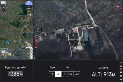Ukraine tung video máy bay không người lái Shark hoạt động ở vùng Donetsk