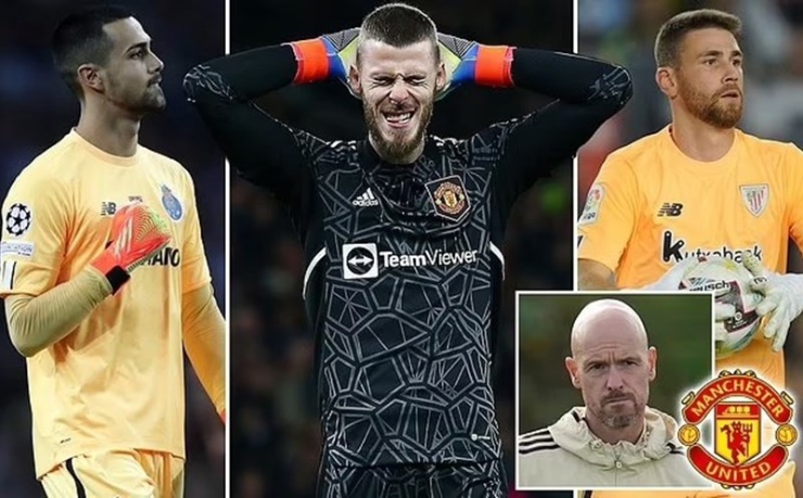 Ten Hag có dám mạnh dạn gạt bỏ De Gea để tạo nên kỷ nguyên mới trong khung gỗ MU với&nbsp;Diogo Costa, Unai Simon?