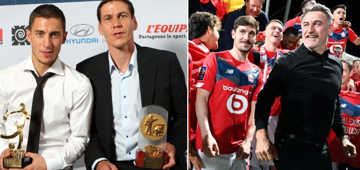 Rudi Garcia và Christophe Galtier từng giúp Lille vô địch Ligue 1 cách nhau tròn 10 năm