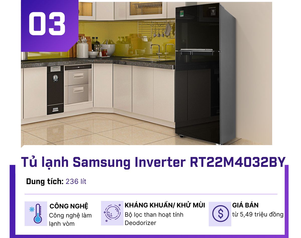 Top 4 tủ lạnh Inverter dưới 8 triệu đồng siêu tiết kiệm cho năm mới - 3