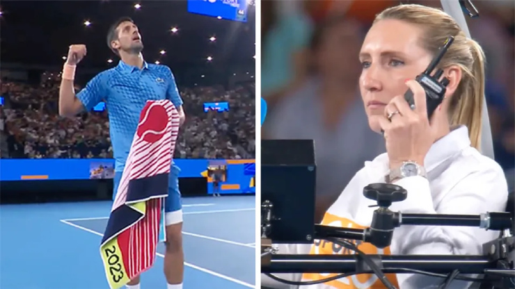 Djokovic bị trọng tài ngó lơ